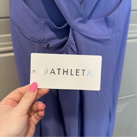 NWT Athleta Arrival Dress Size Extra Small XS Blue Athleisure - Picture 8 of 10